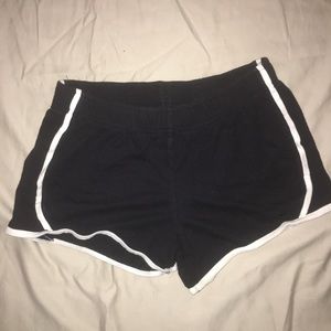 Justice sz 14 black dolphin shorts